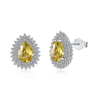 [Vintora Jewelry]Delicate Gorgeous Pear Cut Daily Earrings
