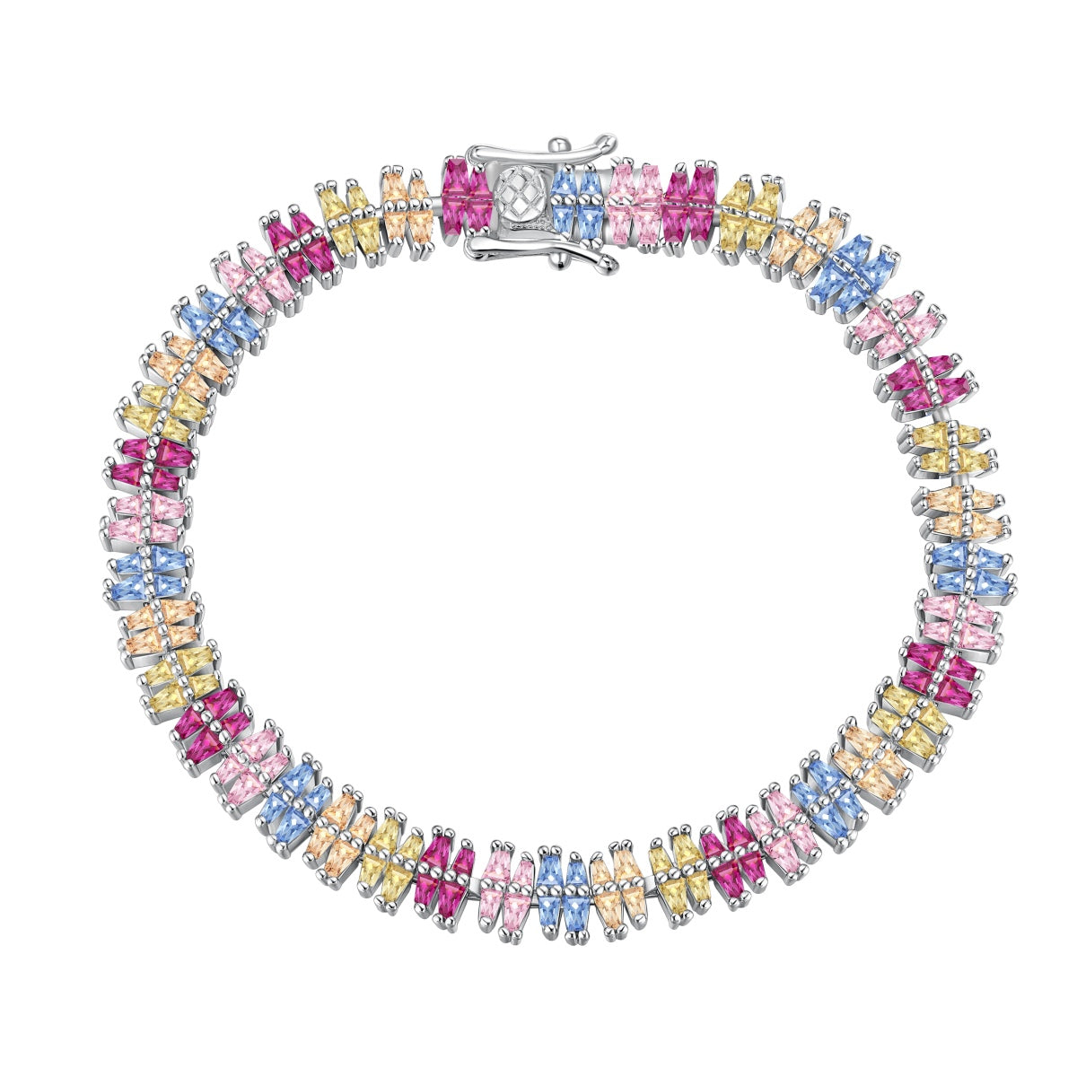 [Vintora Jewelry]Sparkling Exquisite Multi Cut Party Bracelet