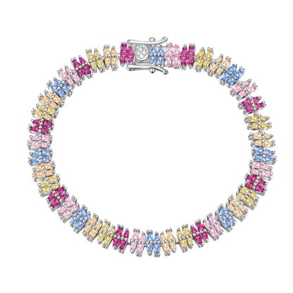 [Vintora Jewelry]Sparkling Exquisite Multi Cut Party Bracelet