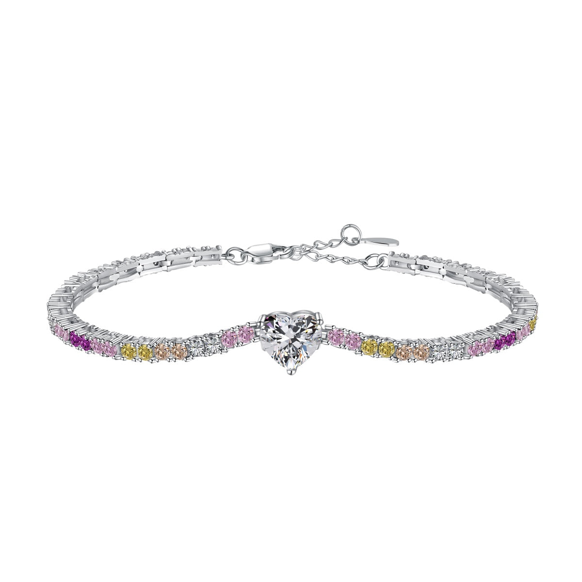 [Vintora Jewelry]Delicate Romantic Heart Shape Lover Bracelet