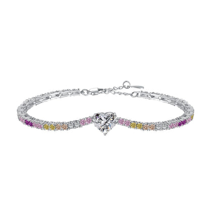 [Vintora Jewelry]Delicate Romantic Heart Shape Lover Bracelet