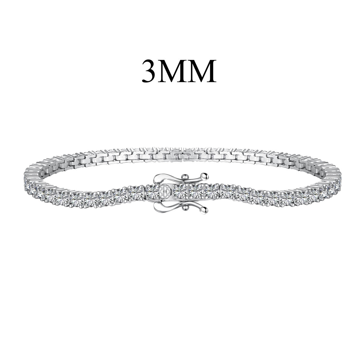 [Vintora Jewelry]Dainty Charming Round Cut Tennis Bracelet