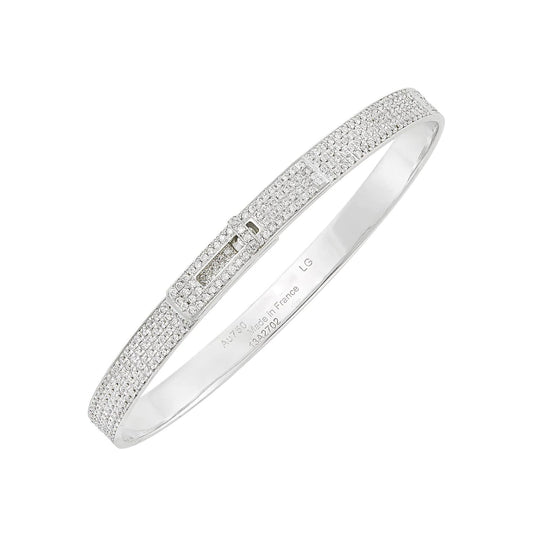 [Vintora]HM KELLY BRACELET IN SILVER AND FULL PAVE DIAMOND