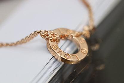 [Vintora]LOVE NECKLACE ADJUSTABLE Vintora GOLD 2 DIAMOND