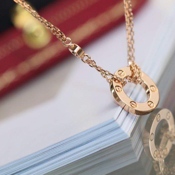 [Vintora]LOVE NECKLACE ADJUSTABLE Vintora GOLD 2 DIAMOND