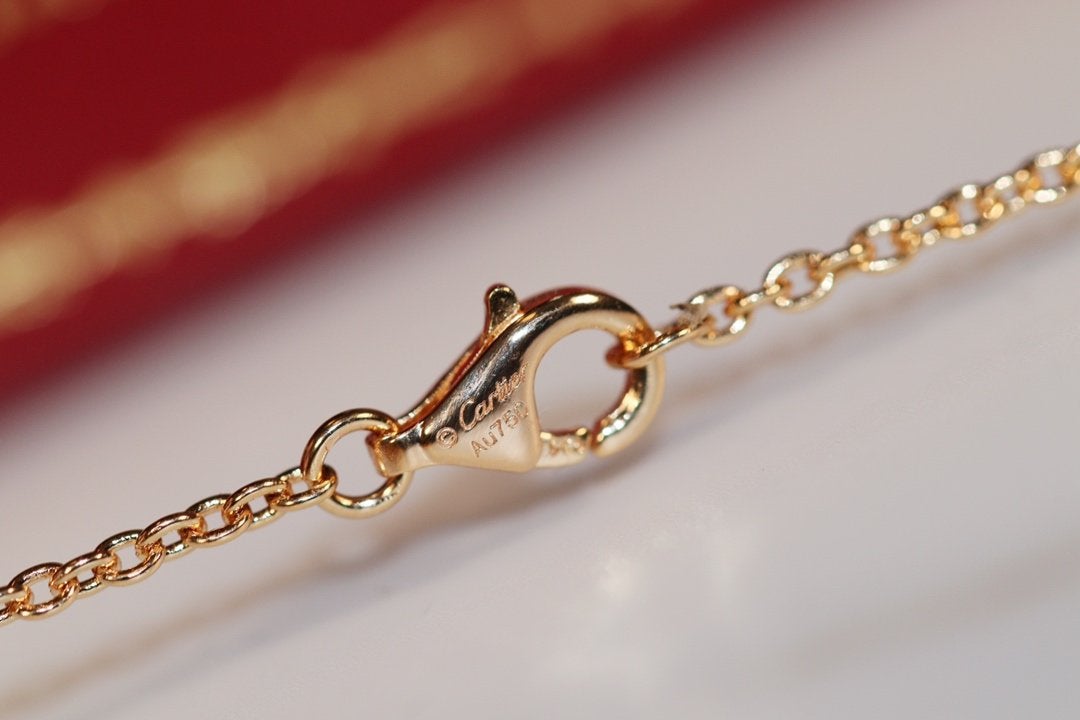 [Vintora]LOVE NECKLACE PINK GOLD AND SILVER