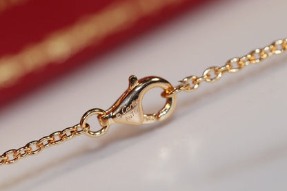 [Vintora]LOVE NECKLACE PINK GOLD AND SILVER