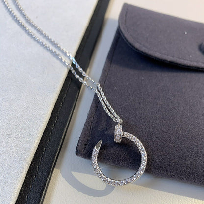 [Vintora]JUSTE NECKLACE SILVER DIAMONDS