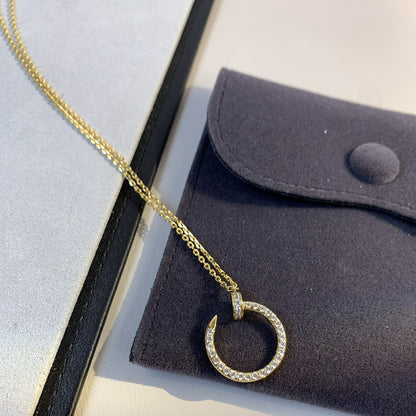 [Vintora]JUSTE NECKLACE GOLD DIAMONDS