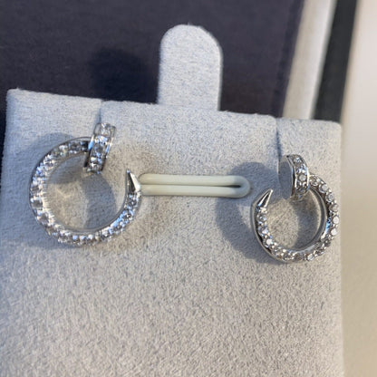 [Vintora]JUSTE EARRINGS SILVER DIAMONDS
