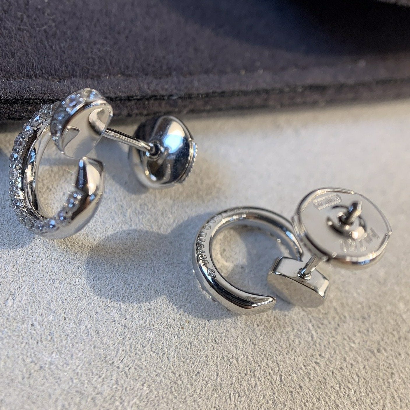 [Vintora]JUSTE EARRINGS SILVER DIAMONDS
