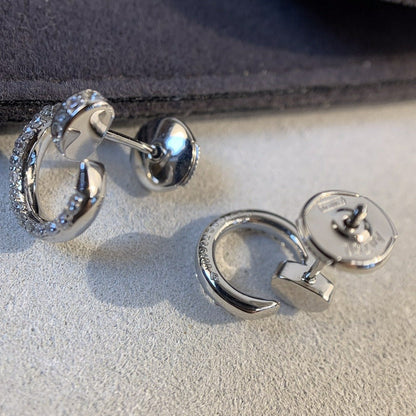[Vintora]JUSTE EARRINGS SILVER DIAMONDS