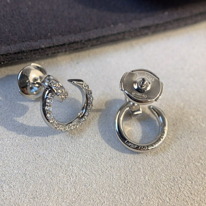 [Vintora]JUSTE EARRINGS SILVER DIAMONDS