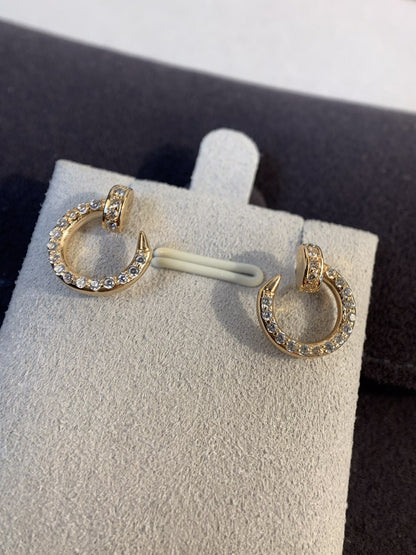 [Vintora]JUSTE EARRINGS GOLD DIAMONDS