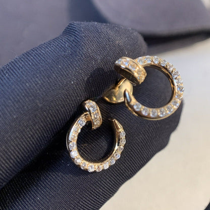 [Vintora]JUSTE EARRINGS GOLD DIAMONDS