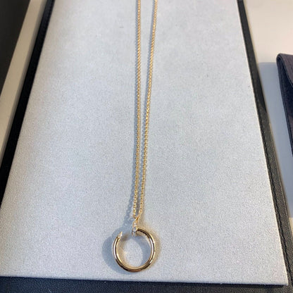 [Vintora]JUSTE NECKLACE PINK GOLD
