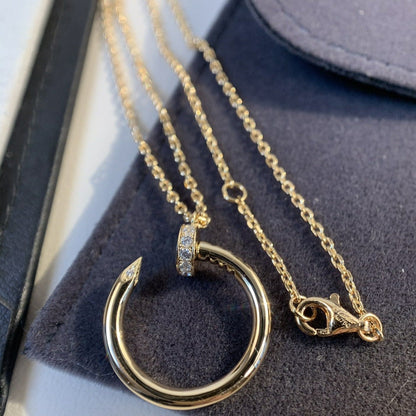 [Vintora]JUSTE NECKLACE PINK GOLD