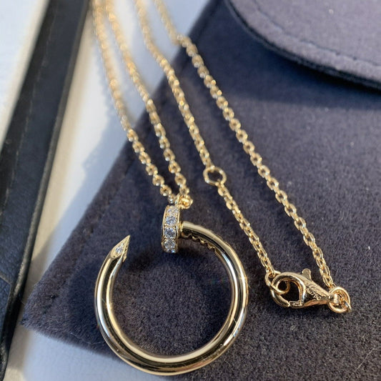 [Vintora]JUSTE NECKLACE PINK GOLD