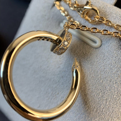 [Vintora]JUSTE NECKLACE PINK GOLD