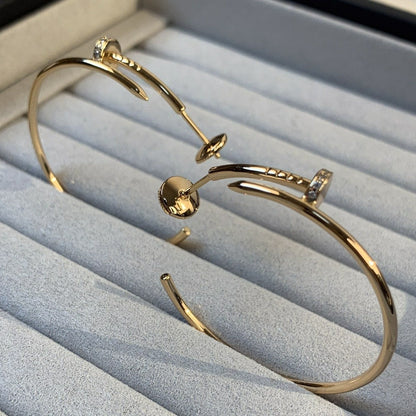 [Vintora]JUSTE EARRINGS GOLD DIAMONDS 1.8MM