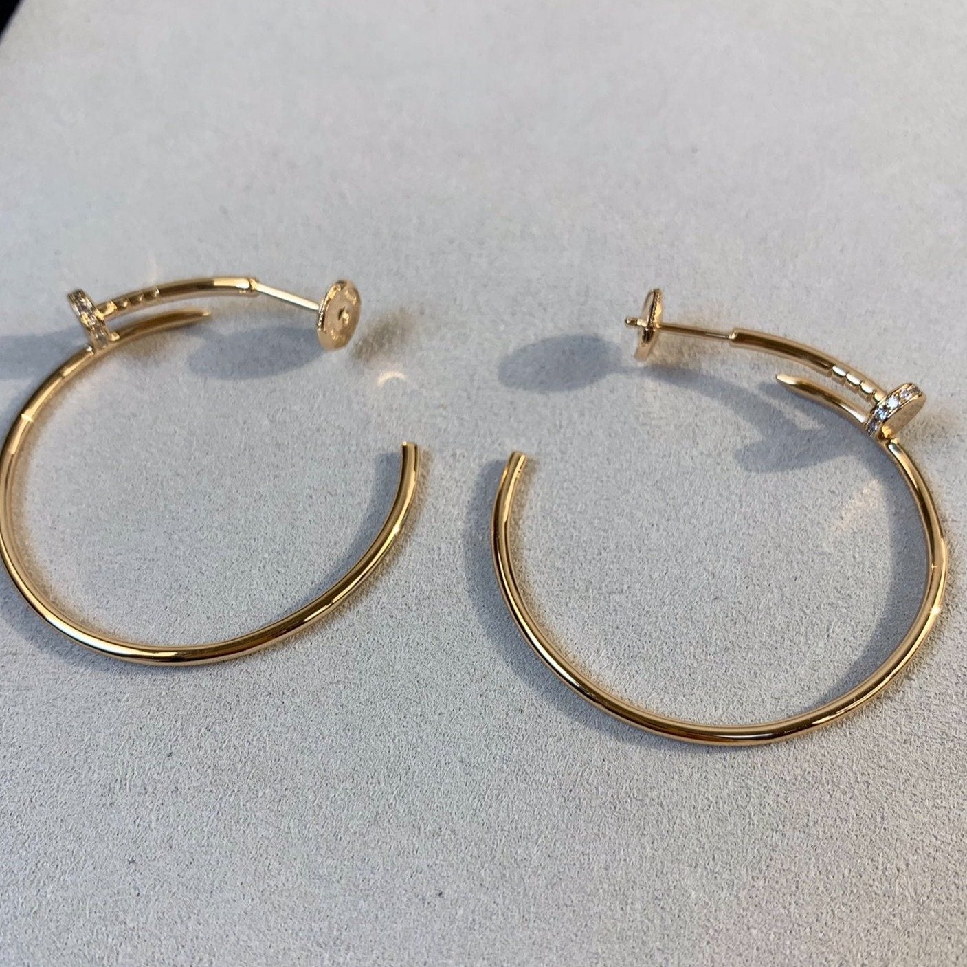 [Vintora]JUSTE EARRINGS GOLD DIAMONDS 1.8MM