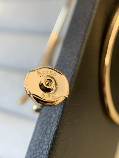 [Vintora]JUSTE EARRINGS GOLD DIAMONDS 1.8MM