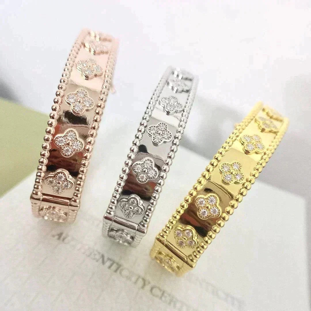 [Vintora]CLOVER BRACELET 8MM DIAMONDS