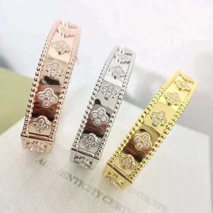 [Vintora]CLOVER BRACELET 8MM DIAMONDS