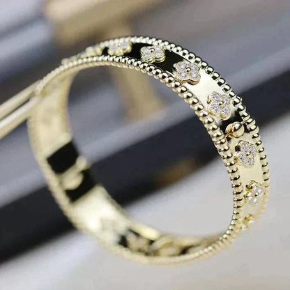 [Vintora]CLOVER BRACELET 8MM DIAMONDS