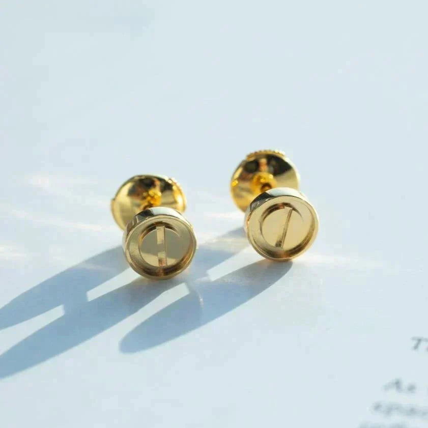 [Vintora]LOVE EARRINGS GOLD 10MM
