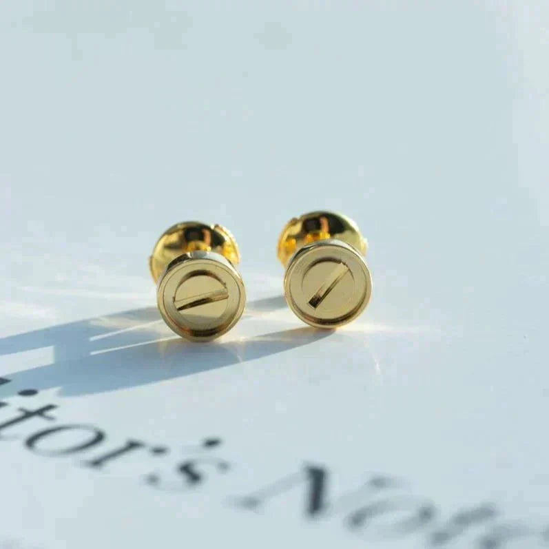 [Vintora]LOVE EARRINGS GOLD 10MM