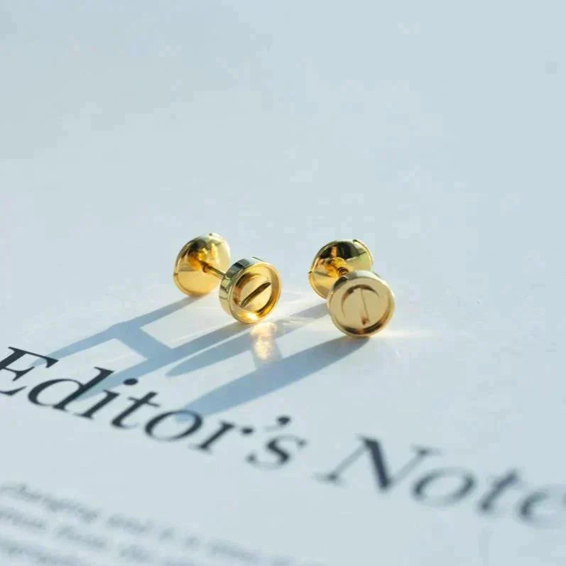 [Vintora]LOVE EARRINGS GOLD 10MM