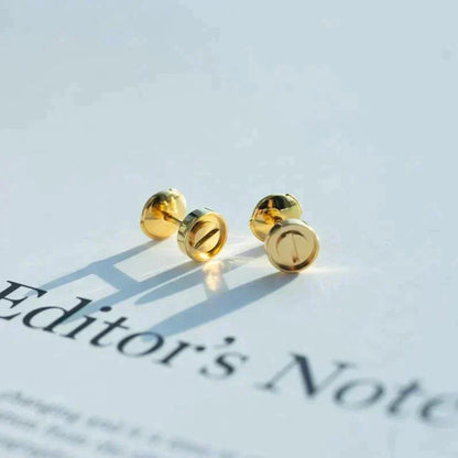 [Vintora]LOVE EARRINGS GOLD 10MM