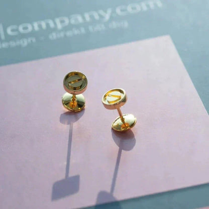 [Vintora]LOVE EARRINGS GOLD 10MM
