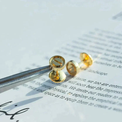 [Vintora]LOVE EARRINGS GOLD 10MM