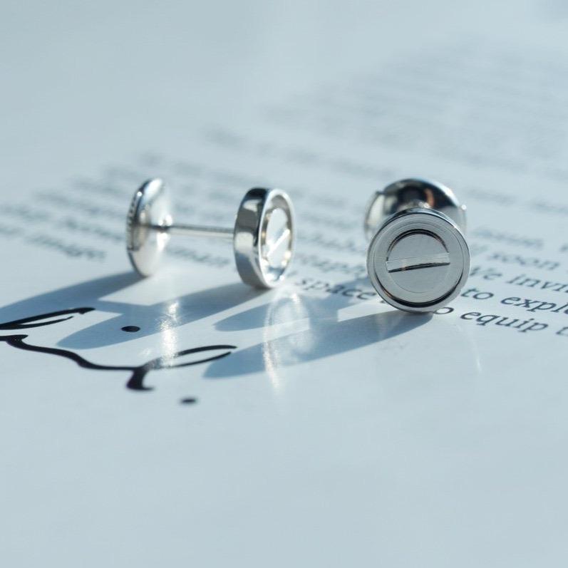 [Vintora]LOVE EARRINGS SILVER 10MM