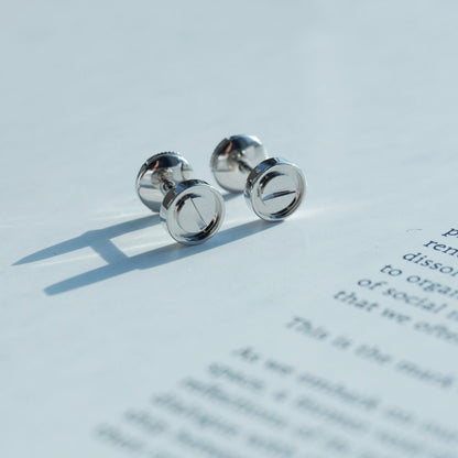 [Vintora]LOVE EARRINGS SILVER 10MM
