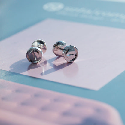 [Vintora]LOVE EARRINGS SILVER 10MM