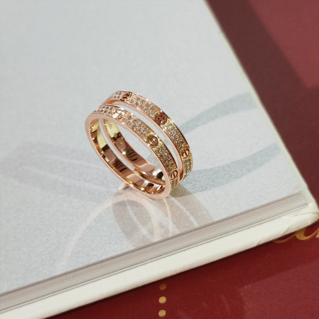 [Vintora]LOVE RING 2.65MM DIAMOND