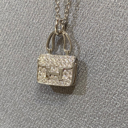 [Vintora]CONSTANCE PEDANT DIAMOND NECKLACE