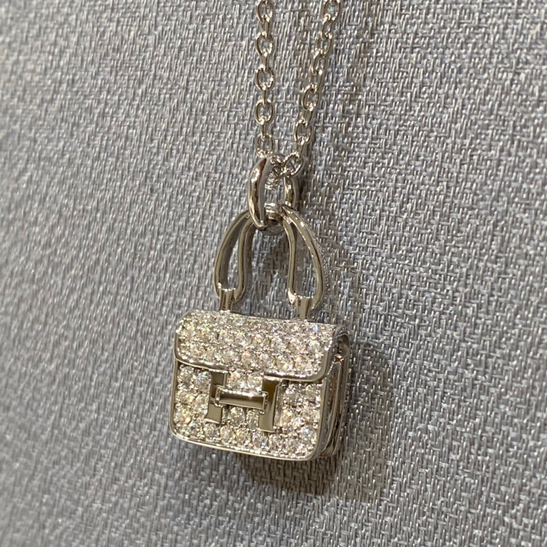 [Vintora]CONSTANCE PEDANT DIAMOND NECKLACE