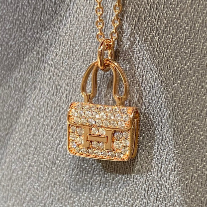 [Vintora]CONSTANCE PEDANT DIAMOND NECKLACE