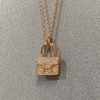 [Vintora]CONSTANCE PEDANT DIAMOND NECKLACE