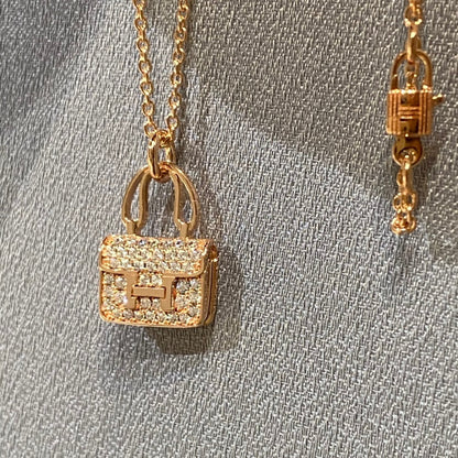 [Vintora]CONSTANCE PEDANT DIAMOND NECKLACE