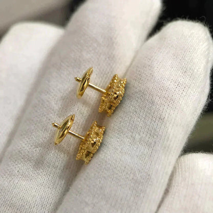 [Vintora]CLOVER MINI 9.5MM MALACHITE  EARRINGS