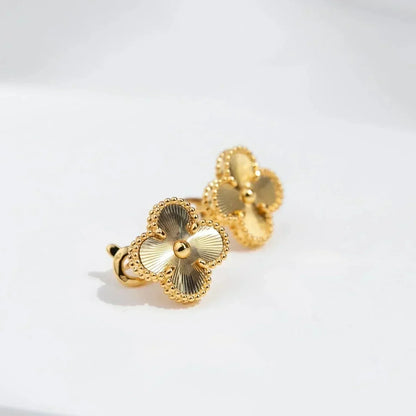 [Vintora]CLOVER MEDIUM 1 MOTIFS LASER EARRINGS