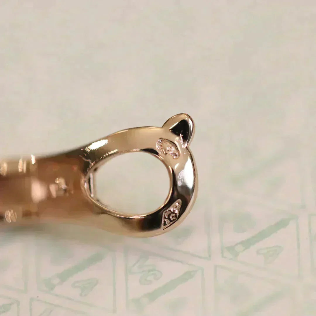 [Vintora]CLOVER MEDIUM 1 MOTIFS FUll DIAMOND EARRINGS