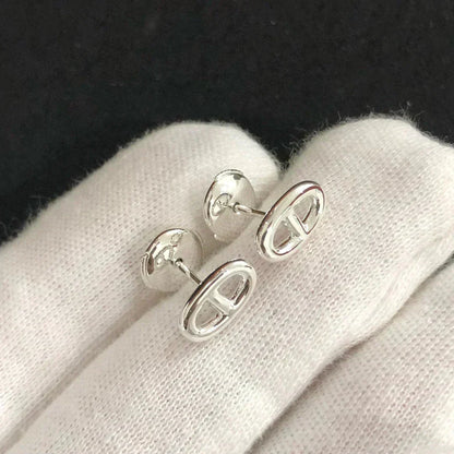 [Vintora]CHAINE SMALL EARRINGS GOLD AND SILVER