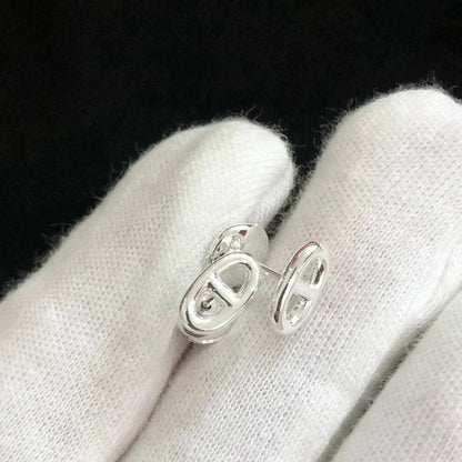 [Vintora]CHAINE SMALL EARRINGS GOLD AND SILVER