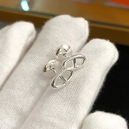 [Vintora]CHAINE SMALL EARRINGS GOLD AND SILVER